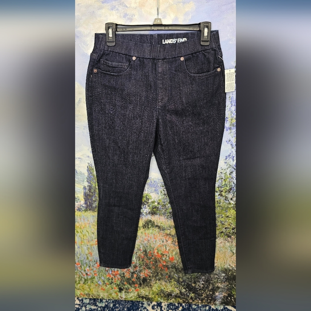Lands' End Women's Black Jeans